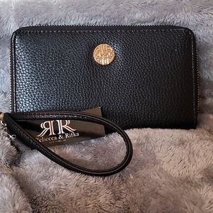 Zip around double Wristlet/Wallet